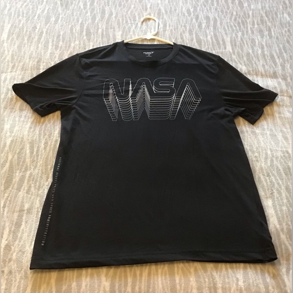 Black NASA Old Navy T-Shirt